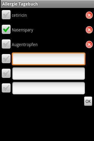 Allergy Diary