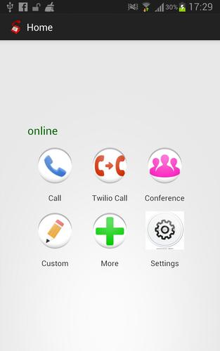 Softphone for Twilio Platform