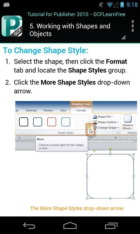GCF Publisher 2010 Tutorial