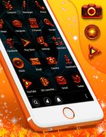 Fire Dragon Launcher Theme