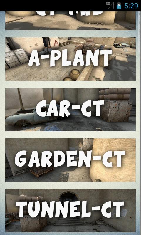 CS:GO smokes (Dust_2)