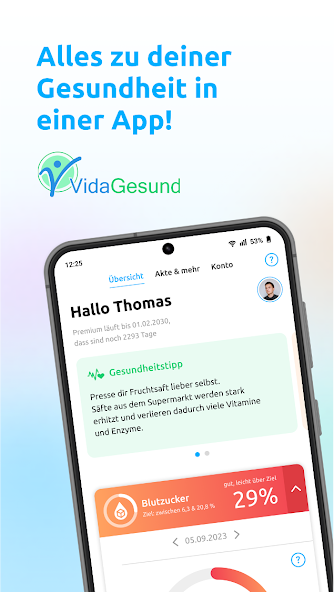 Diabetes-App + Blutdruck-App