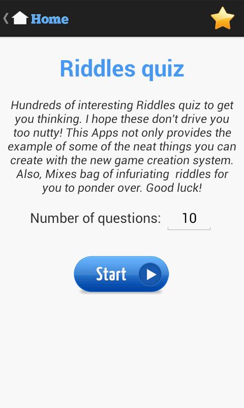 Riddle Quiz