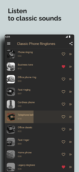 Classic phone ringtones