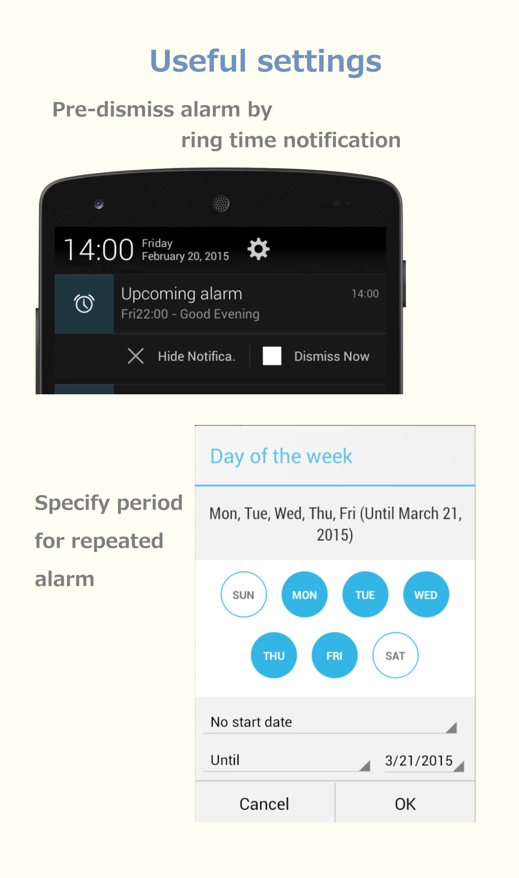Alarm Calendar Plus