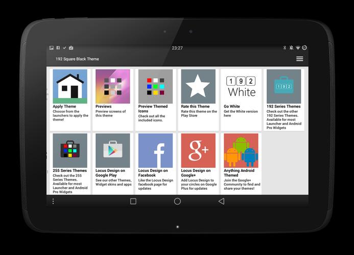192C Black Icon Pack