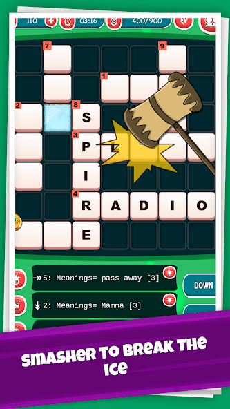 Words Crossword Puzzle Game