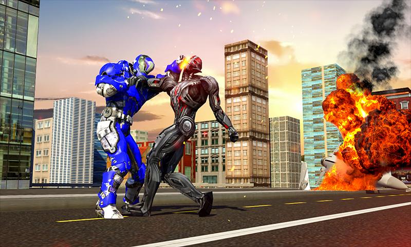 Police Robot Aircraft War