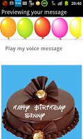 Birthday Voice Message