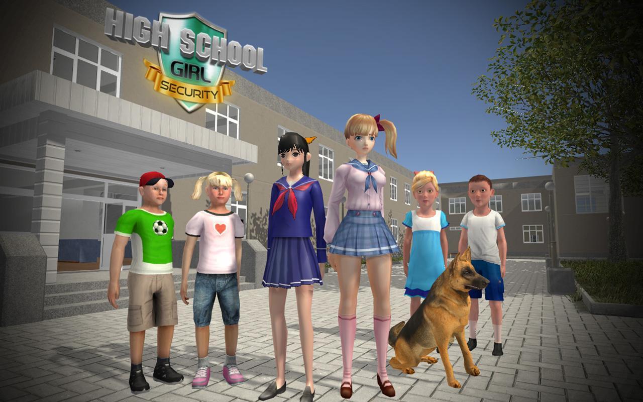 High School Security Anti-bully Girl Simulator