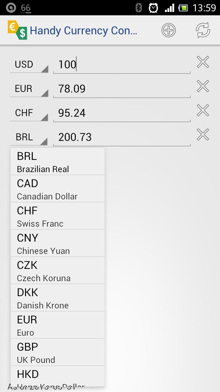 Handy Currency Converter
