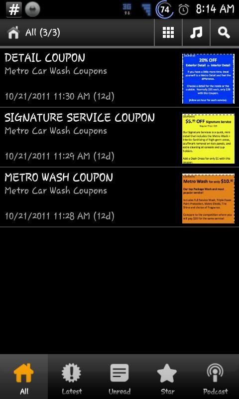 Metro Car Wash Coupons
