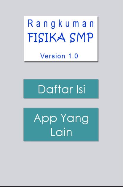 Rangkuman Fisika SMP