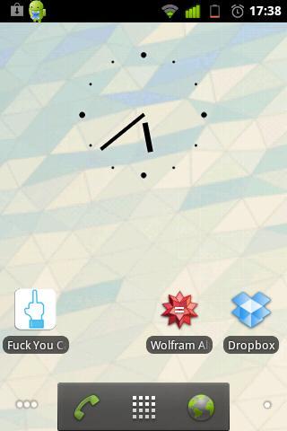 Jelly Bean Clock (Dark)