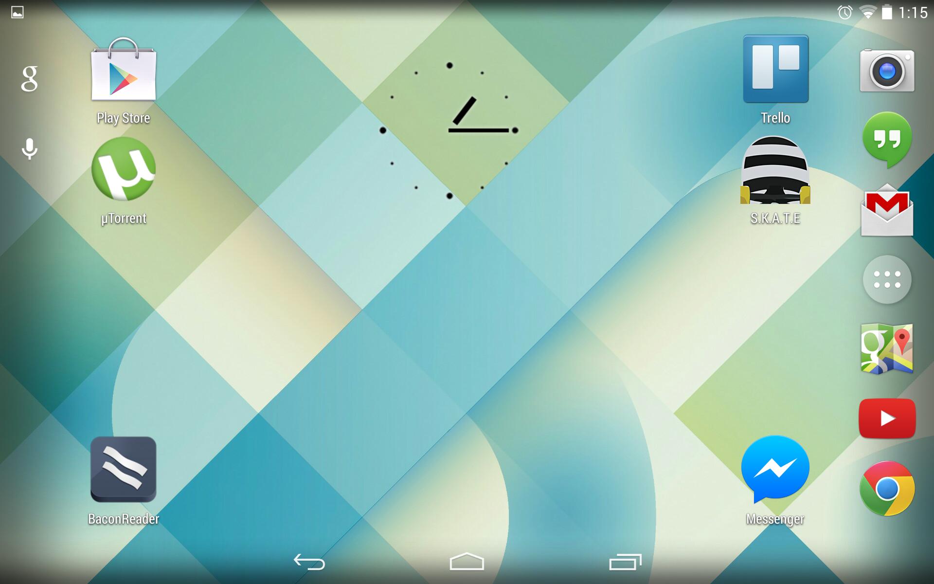 Jelly Bean Clock (Dark)