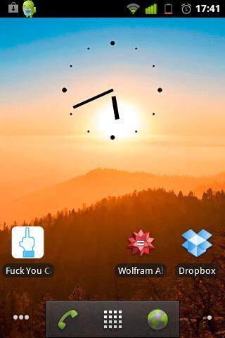 Jelly Bean Clock (Dark)