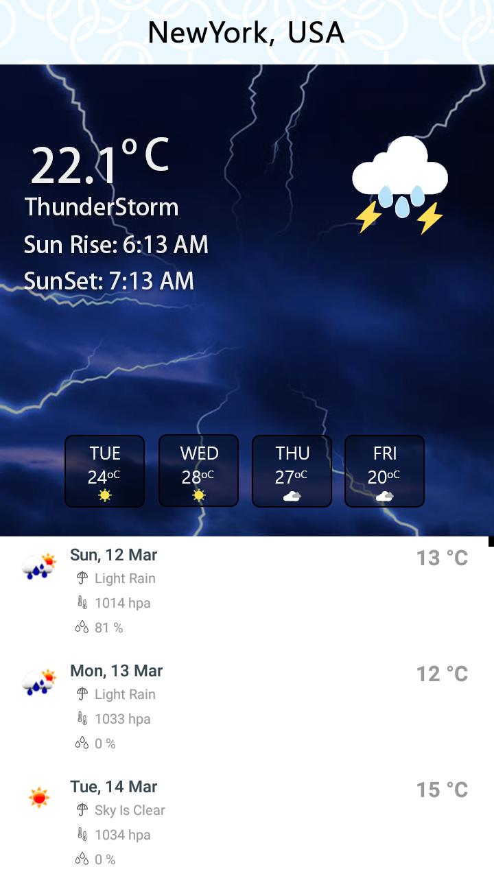 Weather Update Live - Latest Weather App 2018