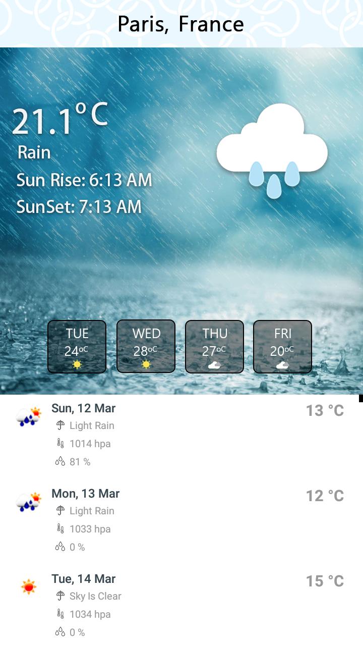 Weather Update Live - Latest Weather App 2018