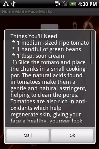 Home Made Face Masks for Women