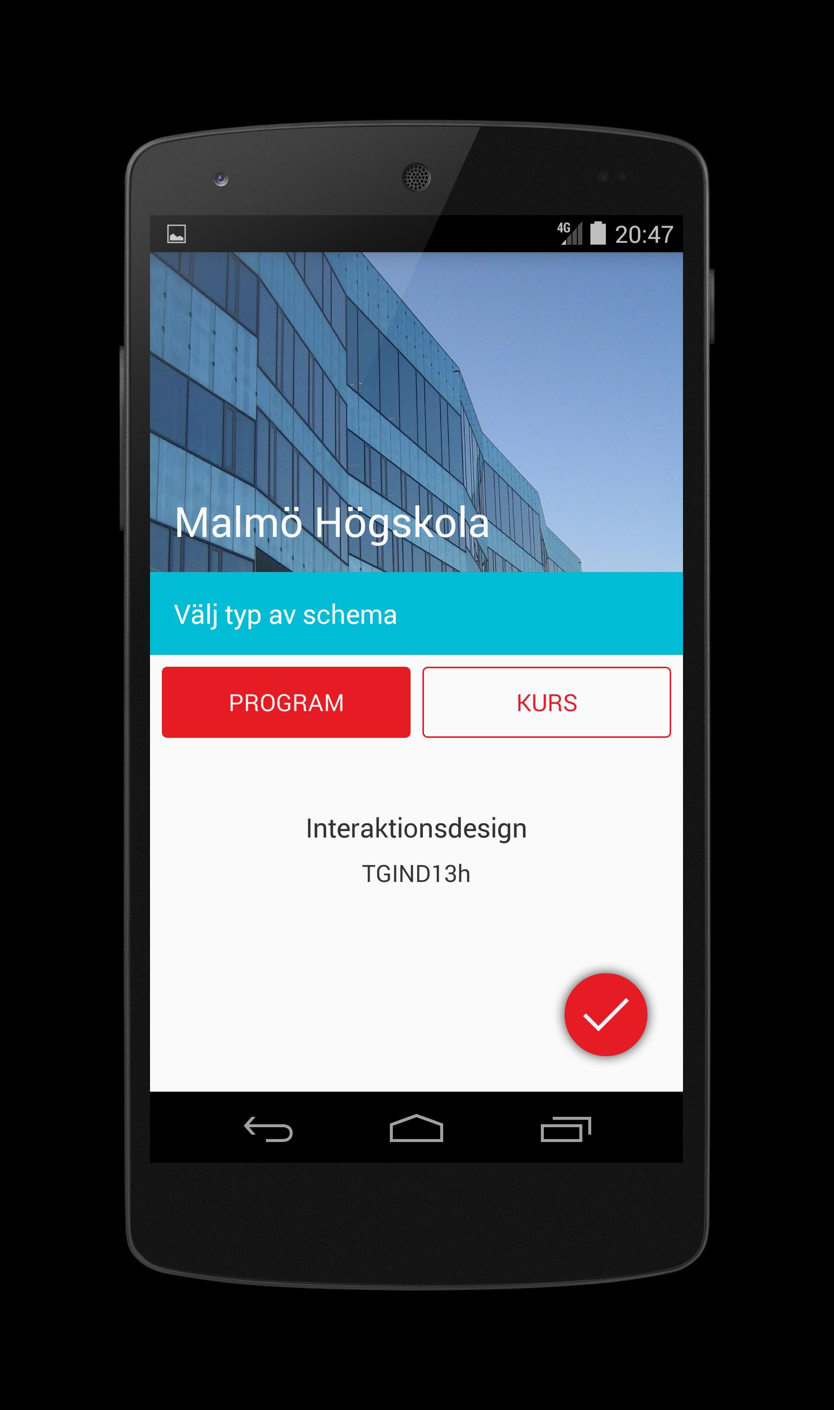 MAH Student Schedule