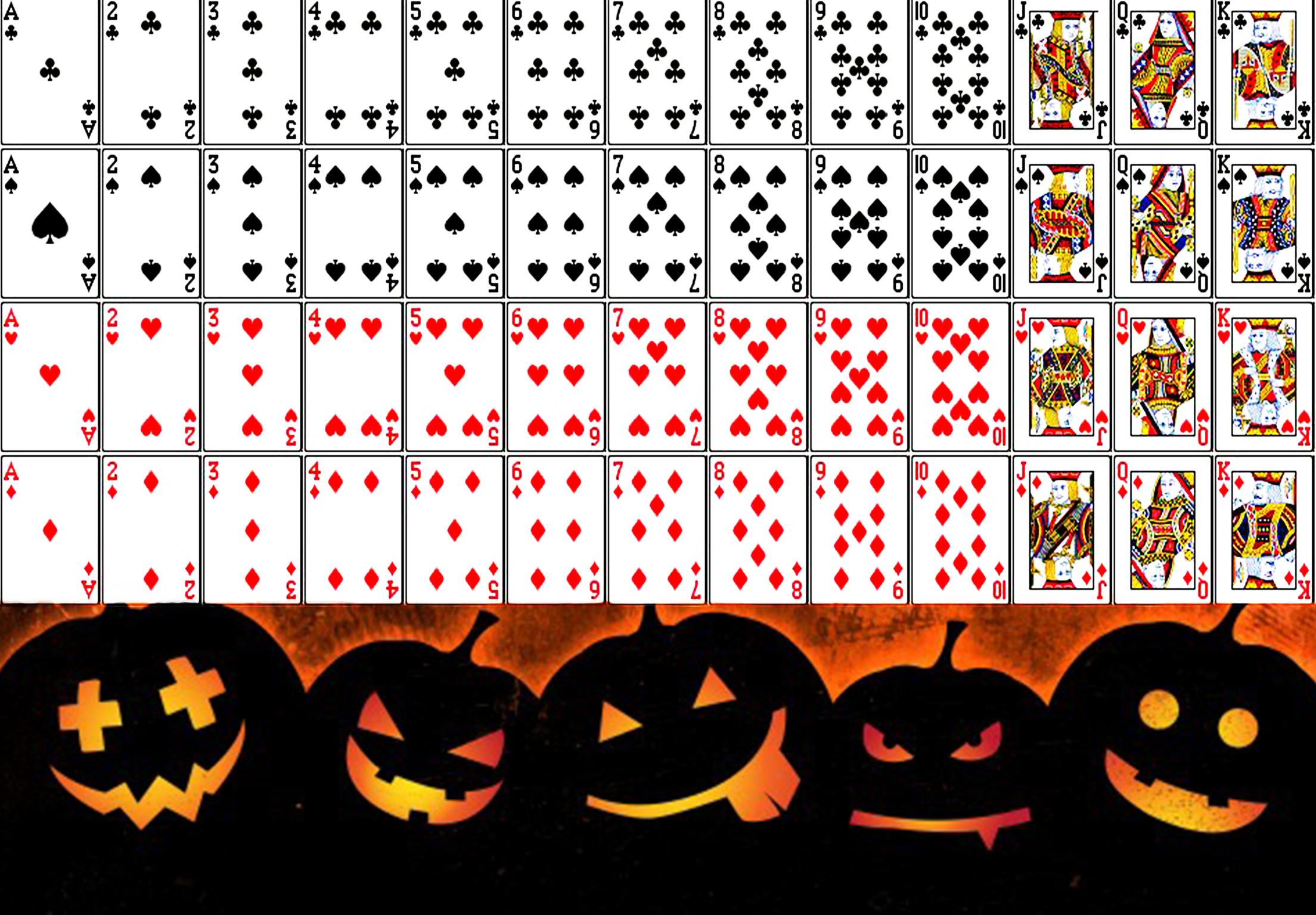 Solitaire Halloween Card Game