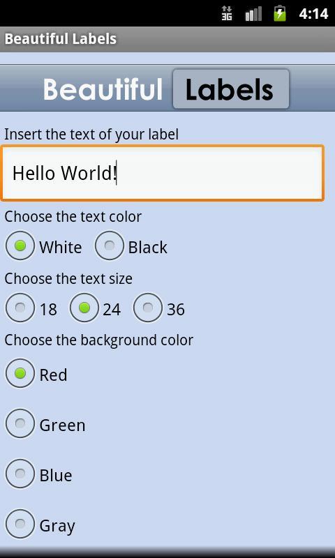 Beautiful Labels Lite