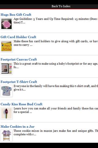 Craft and Gift Ideas