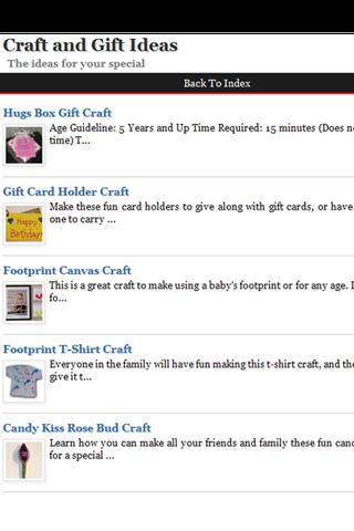 Craft and Gift Ideas