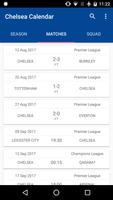 Chelsea Calendar