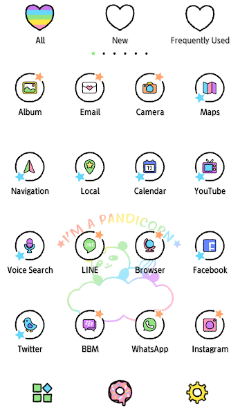 Cute Wallpaper Pandicorn Theme