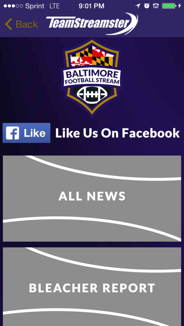 Baltimore Football STREAM