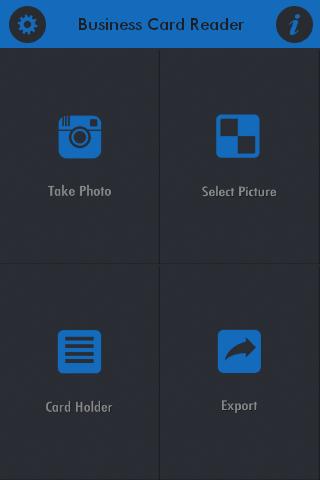 Vue Business Card Reader