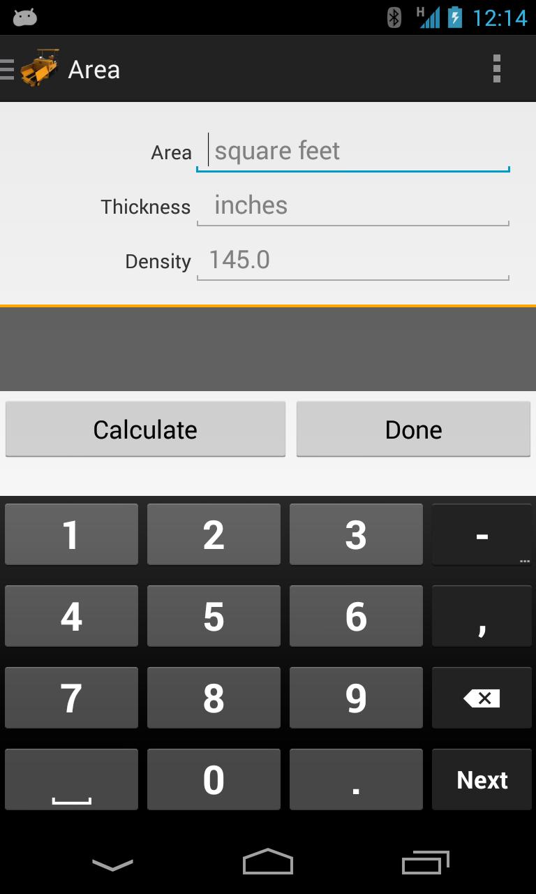 Asphalt Calculator
