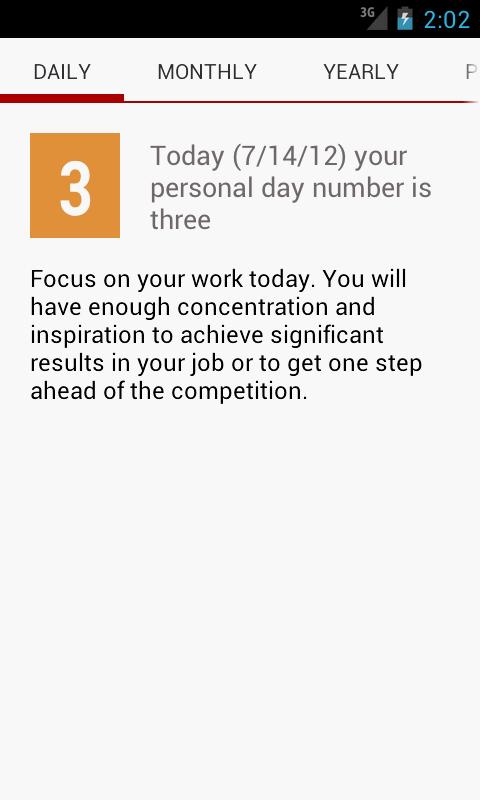 Numeroscope - Daily Horoscope