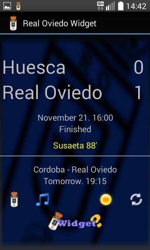 Real Oviedo Widget
