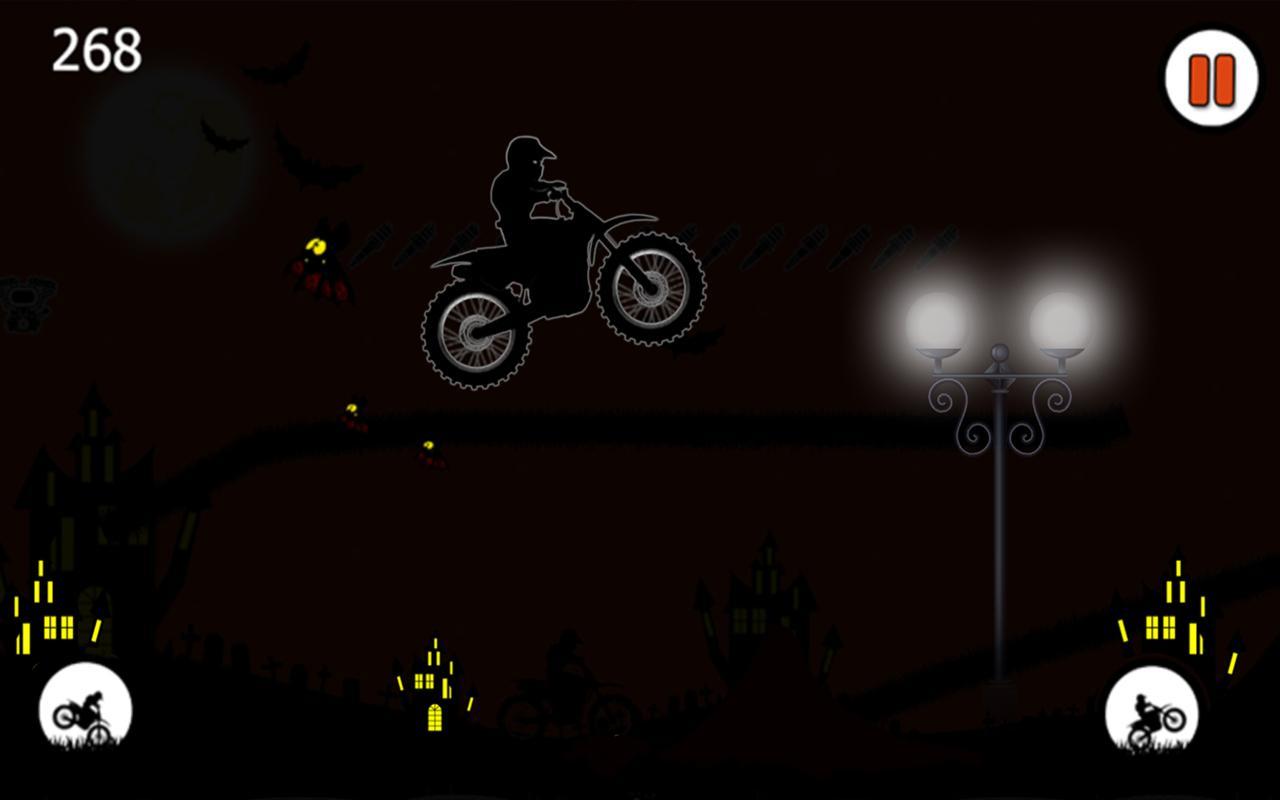 Free Moto Racer Halloween Town