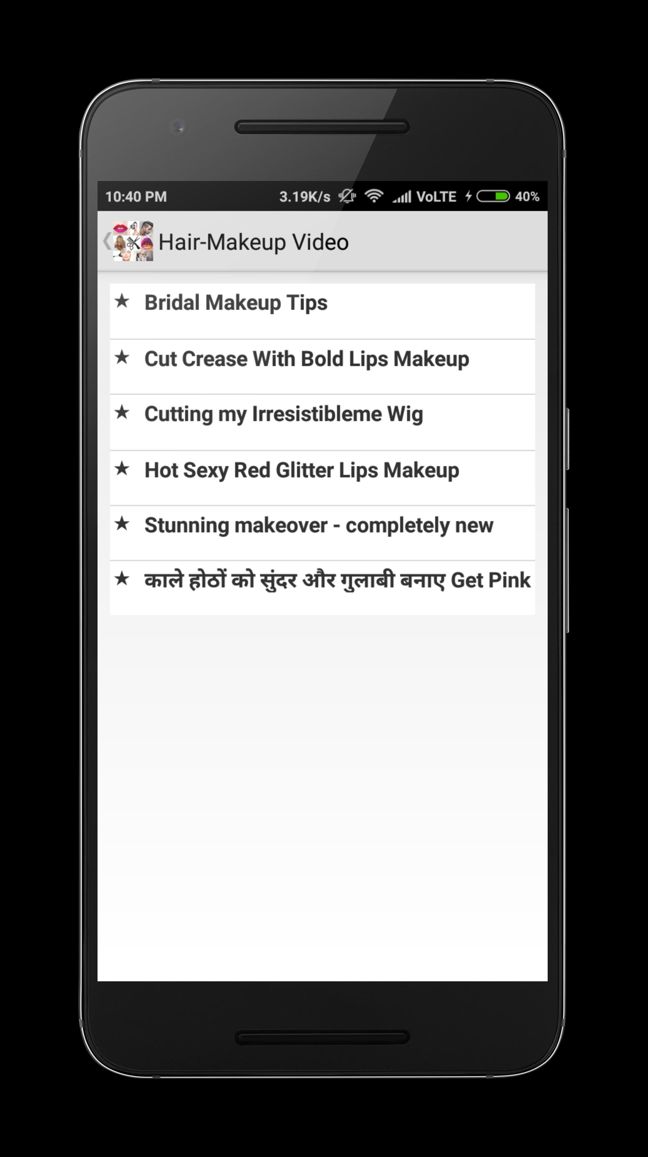 Hair Cutting & Makeup Tutorial Videos
