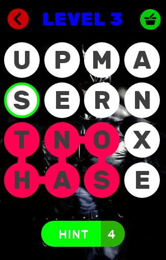 Find Words: Marvel And DC Heroes And Villains