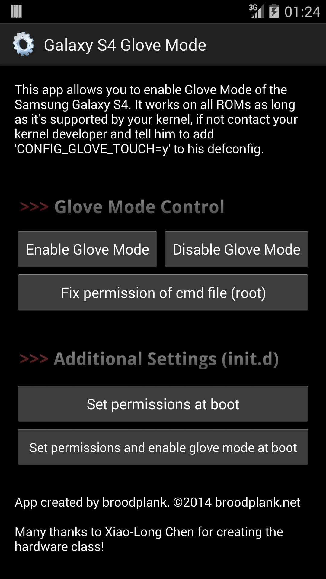 Galaxy S4 Glove Mode