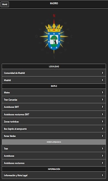 Madrid mapas metro bus offline
