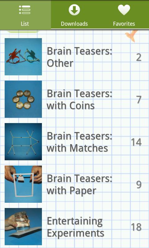 Brain Teasers & Science Tricks