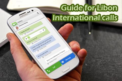 Guide Libon International call