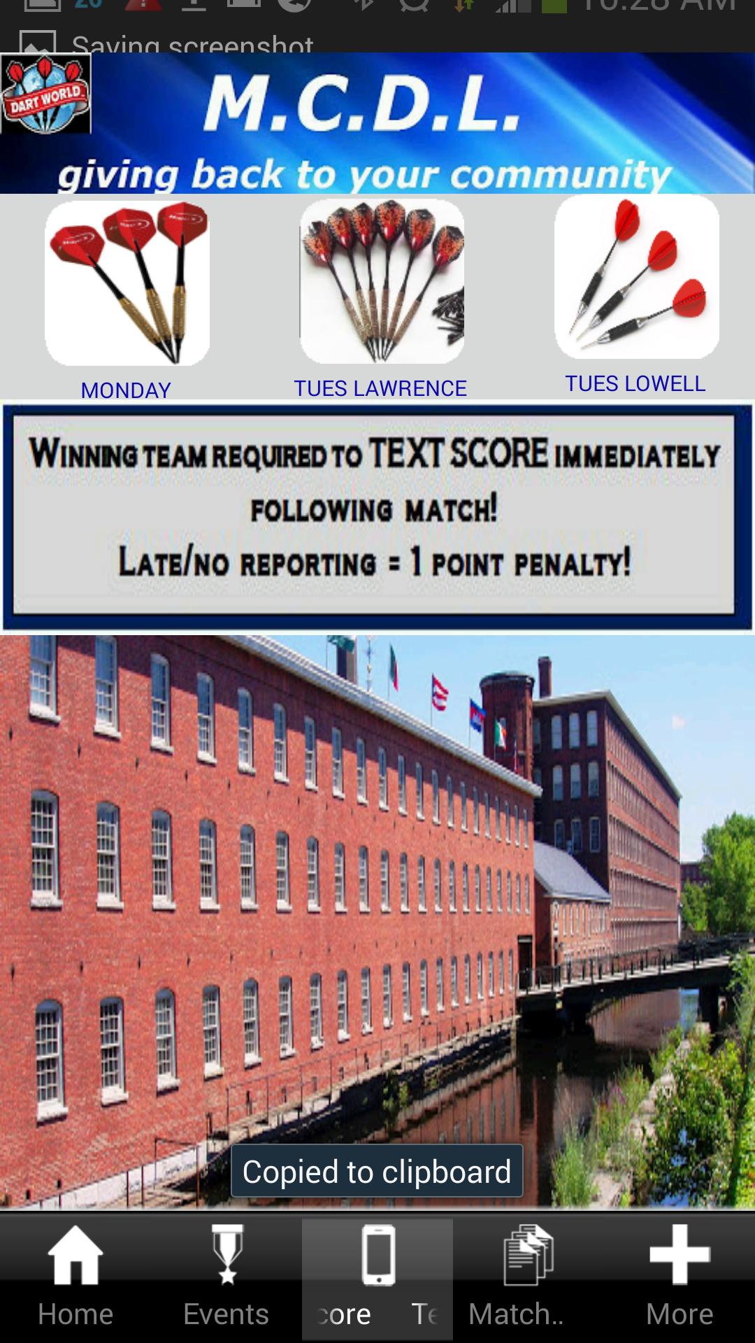 Mill City Dart League