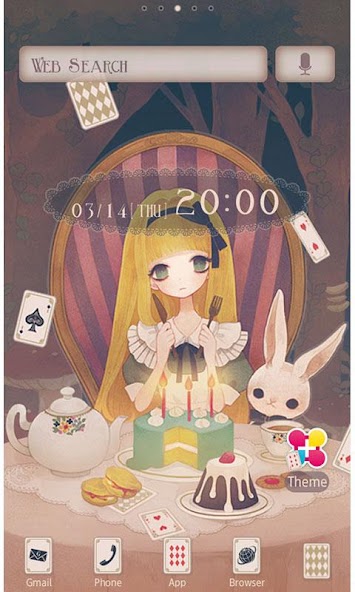Alice's Tea Party Wallpaper