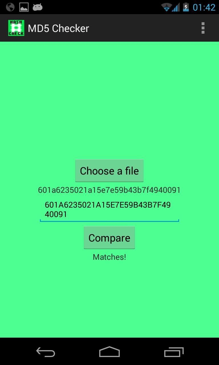 MD5 Check