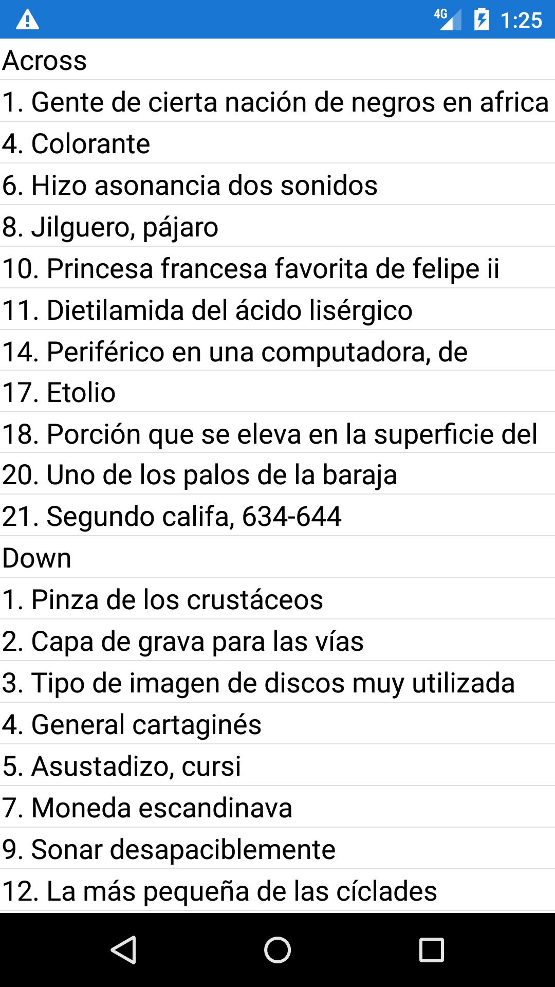 Spanish Crossword Puzzles - fun Spanish word games