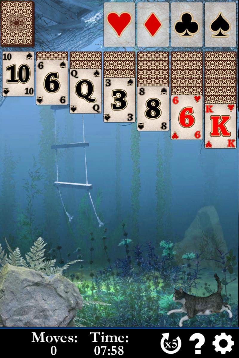 Pyramid Solitaire Water World