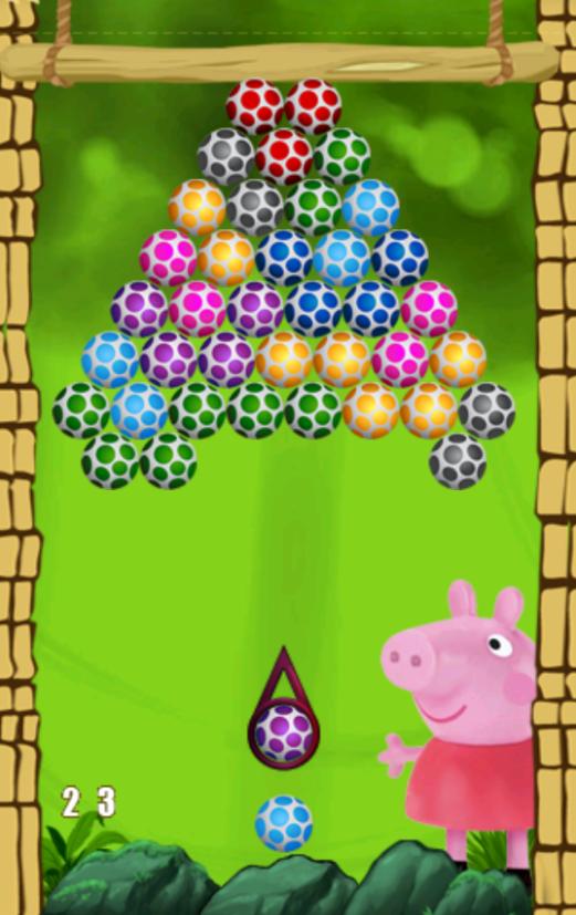 Peppy Pig Bubble Shoot
