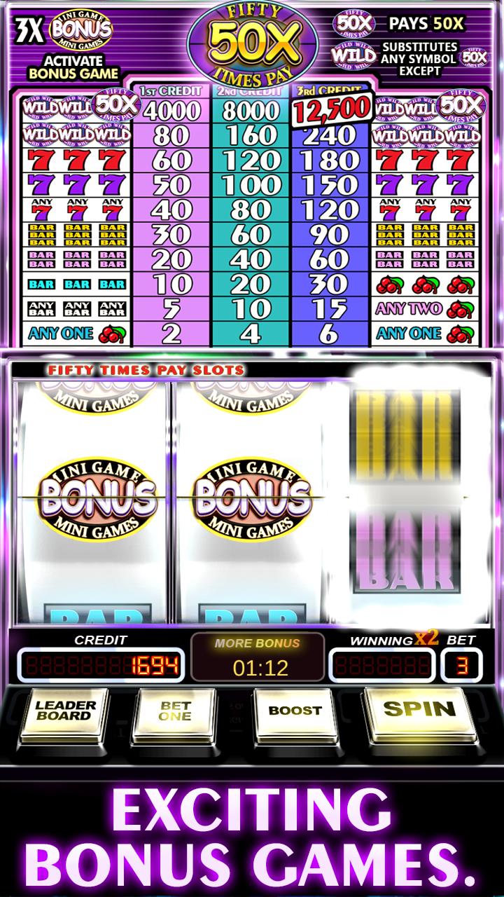 Free Slot Machine 50X Pay