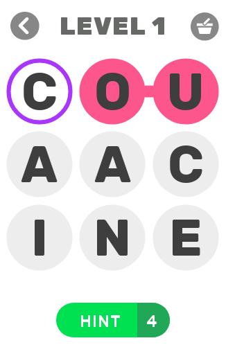 Uneste litere - Joc de cuvinte